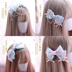 Pastel Blue Fantasy Lolita Style Accessories *Buy 2 Get 1 Free* (LG124)